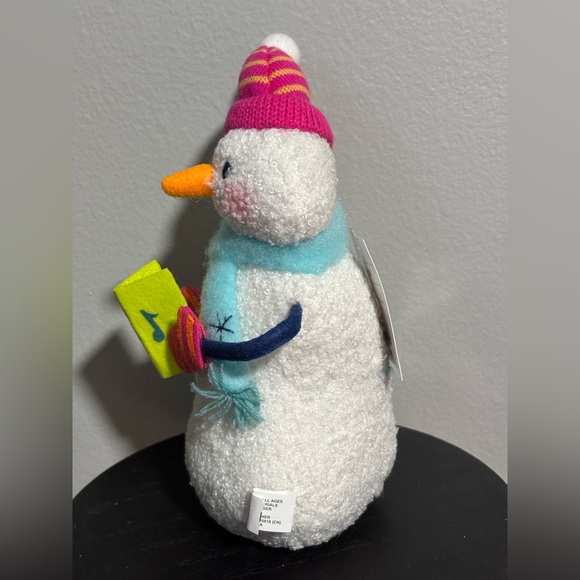Target Wondershop Caroling Stuffed Weighted Snowman Figure - Picture 3 of 14